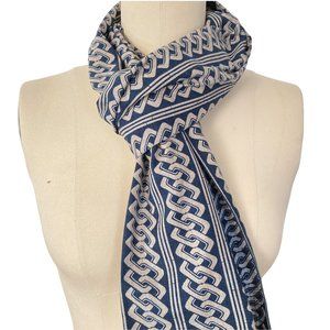 Kiriko | Japanese Hand Printed Indigo Scarf, Made in Portland Oregon OS